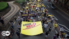 Protests in Hong Kong ahead of reform vote – DW – 06/14/2015