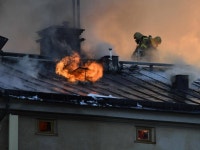 Swedish firefighters battle blaze at Stockholm art institute | Fox News Swedish firefighters battle blaze at Stockholm art institute