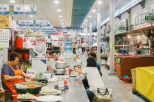 영월 서부시장 메밀 전병/일미 닭강정