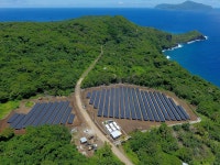 Remote tropical island now completely powered by solar energy in the South Pacific | The Independent | The Independent The island... 