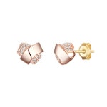 롯데면세점 [제이에스티나] J.WEAVE 14K 로즈골드 귀걸이 JJJTEQ5BO070R40A0