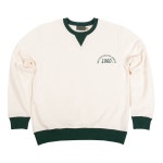 롯데면세점 [세러데이 레저 클럽] 1960s B.R.G Logo Leisure Sweatshirt(Unisex) - Ivory & Green