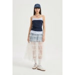 롯데면세점 [럭키슈에뜨] Stripe Colored Sleeveless T-shirt