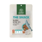 롯데면세점 [지니펫] 홍삼함유 연어맛 저키 80g * 5입