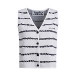 롯데면세점 [럭키슈에뜨] Stripe Knit Vest