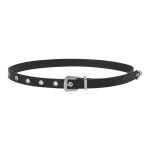롯데면세점 [럭키슈에뜨] Buckle Decoration Cowhide Belt (black)