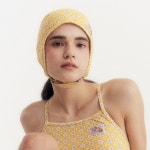 롯데면세점 [루프루프] 레트로 에비에이터 스윔 캡 그래니 썬플라워 옐로우 One size