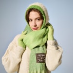 롯데면세점 [이터널유] #Green_Cuello 모헤어 머플러