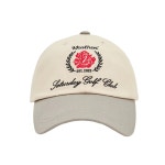 롯데면세점 [깔롱골프] 새터데이 골프클럽 라이프스타일 볼캡_LIGHT BEIGE_#1