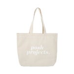 롯데면세점 [포쉬프로젝트] [블랙핑크 리사 착용] (에코백) 빅 홀리데이 로고백 - 화이트 (E128)