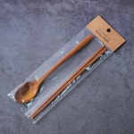 티크우드 수저세트 - 메가마트몰 [메가마트몰] 티크우드 수저세트