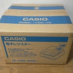 正規店 新品 レジスター ホワイト oux5y-m36086532037 カシオ計算機 SR-C550-4SWE 得価定番