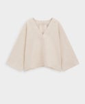 100% linen long-sleeved shirt - 100% linen - Linen - Beachwear | OYSHO Azerbaijan