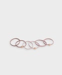 6 Oysho plaque hair ties - Hair accessories | OYSHO Ireland