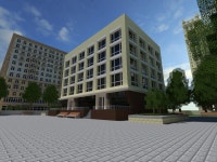 Bratislavsk, capital of the country of soviets Minecraft Map