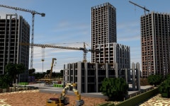 RP Construction site Appartment complex SLAVUTYCH (REAL) | РП Строительная площадка ЖК Славутич... 