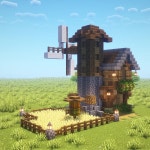 Windmill Farmhouse Minecraft Map