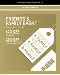 11/19 - 11/24      -  Slickdeals.net PUMA Friends and Family Sale 40% off Full Price Stores and an Extra 25% off Outlet and Sale... 