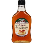 Prime members: Maple Grove Farms Organic Pure Maple Syrup - Grade A Amber (8.5 Ounce) $5.80