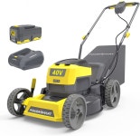 0Ah Lithium-ion Battery & Charger $190 + Free Shipping 17" PowerSmart Cordless 3-in-1 Lawn Mower w/ 40V 4.0Ah Lithium-ion... 