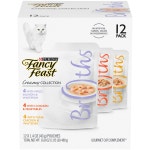 12-Pk 1.4-Oz Purina Fancy Feast Broths Creamy Wet Cat Food Variety Pack $9 w/ S&S + Free Shipping w/ Prime or Orders $25+ 12-Pk... 