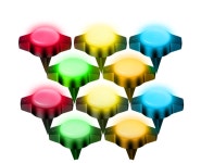Govee 15 Pack Wi-Fi 36ft RGBIC Multicolor Outdoor Ground Lights IP67 Waterproof Garden w/ Alexa & Google Assistant $40 + FS Govee... 