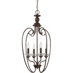         Sea Gull Lighting Lemont 4-Light Burnt Sienna Hall-Foyer Pendant $15.22 at Home Depot + FS on orders $45+ [Limited Stock]... 