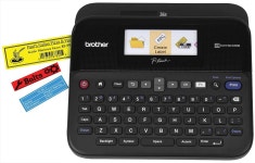 Maker, PC-Connectable Labeler, PTD600, Color Display, High-Resolution PC Printing... Brother P-touch Label Maker, PC-Connectable... 