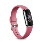 Fitbit Luxe Fitness and Wellness Tracker with Stress Management - Orchid/Platinum Stainless Steel, One Size $24.99 + FS w/ Prime