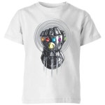 Marvel Avengers Infinity War Thanos Infinite Power Fist Kids T-Shirt - White - IWOOT UK Marvel Avengers Infinity War Thanos... 