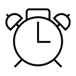 Alarm Clock Icon - Free PNG & SVG 700064 - Noun Project