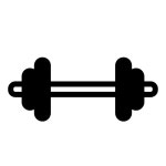 Barbell Icon - Free PNG & SVG 230010 - Noun Project