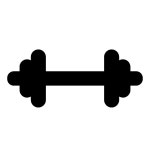 Barbell Icon - Free PNG & SVG 230011 - Noun Project