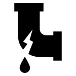 Broken Pipe Icon - Free PNG & SVG 192016 - Noun Project