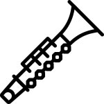 Clarinet Icon - Free PNG & SVG 324010 - Noun Project