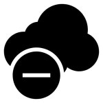 cloud delete Icon - Free PNG & SVG 951012 - Noun Project