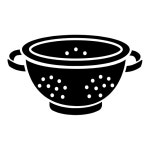 Colander Icon - Free PNG & SVG 370040 - Noun Project