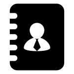 Contacts book Icon - Free PNG & SVG 210058 - Noun Project