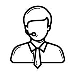 customer service Icon - Free PNG & SVG 828005 - Noun Project