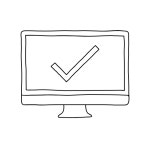 desktop check Icon - Free PNG & SVG 815005 - Noun Project