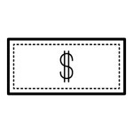 Dollar Bill Icon - Free PNG & SVG 888001 - Noun Project