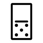 Domino Icon - Free PNG & SVG 6637559 - Noun Project