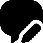 Edit Conversation Icon - Free PNG & SVG 770034 - Noun Project
