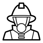 Firefighter Icon - Free PNG & SVG 840002 - Noun Project