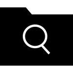 folder search Icon - Free PNG & SVG 879007 - Noun Project