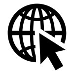 Globe and Cursor Icon - Free PNG & SVG 210127 - Noun Project