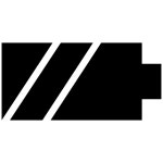 half-battery Icon - Free PNG & SVG 307002 - Noun Project