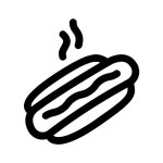 Hot Dog Icon - Free PNG & SVG 180009 - Noun Project