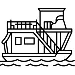 houseboat Icon - Free PNG & SVG 5099131 - Noun Project