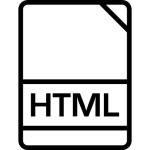 HTML File Icon - Free PNG & SVG 300073 - Noun Project